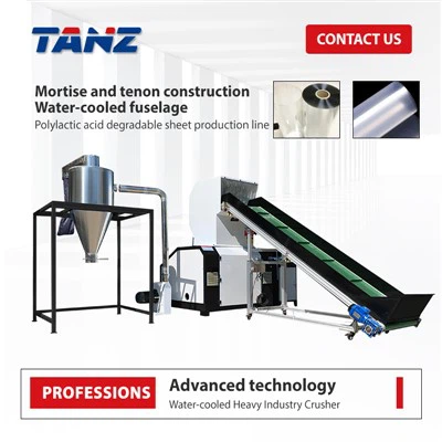 Hljóðeinangraður plastkrossari